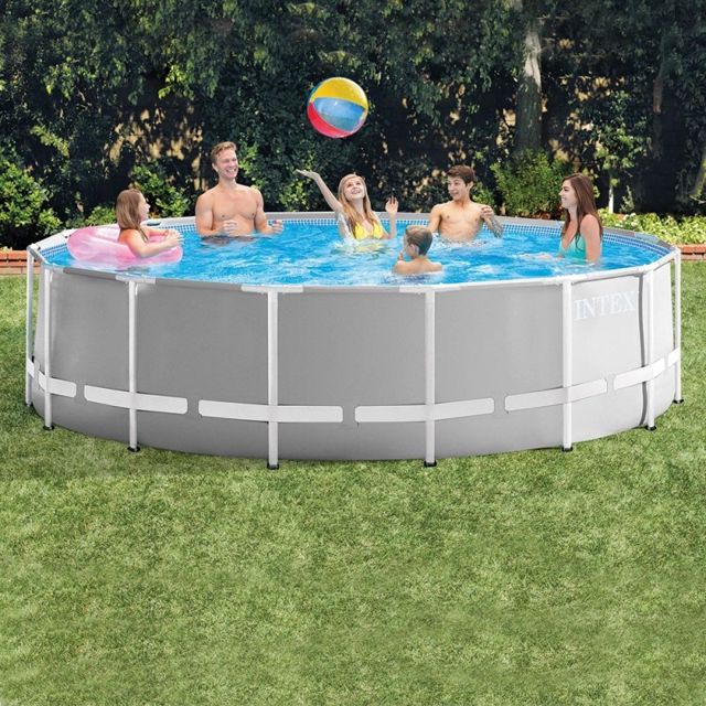 Intex piscine  échell et pompe 4.57x1.22xm 26726