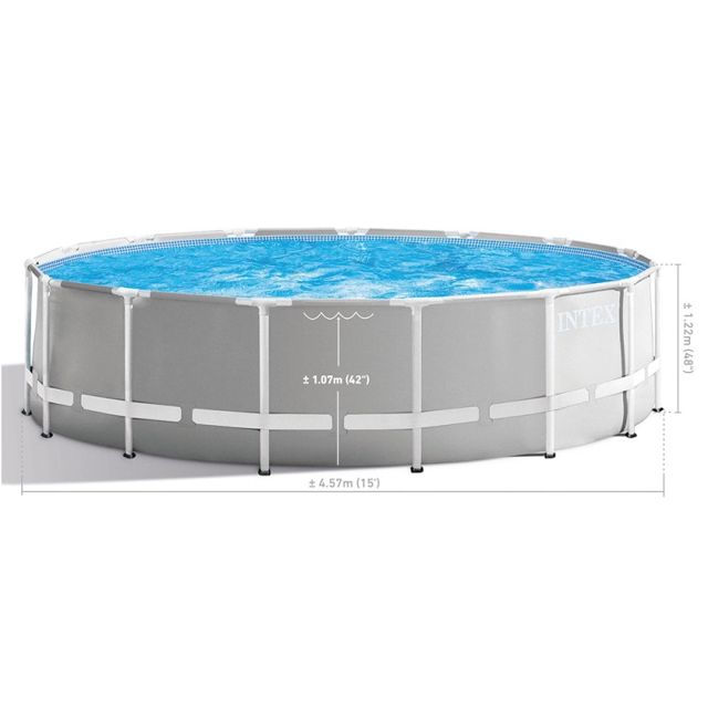 Intex piscine  échell et pompe 4.57x1.22xm 26726