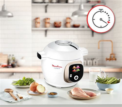 Moulinex  Cookeo Blanc 180 recettes CE85BA10