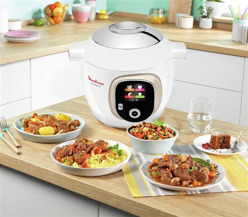 Moulinex  Cookeo Blanc 180 recettes CE85BA10