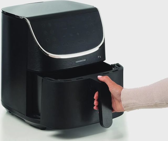 Kenwood airfryer  friteuse digital 7L 1800W  HFM80.000SS