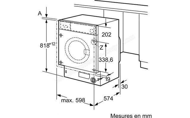 Siemens Lave linge encastrable IQ700 wi14w549ff  8kg