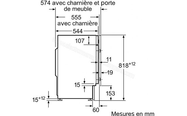 Siemens Lave linge encastrable IQ700 wi14w549ff  8kg
