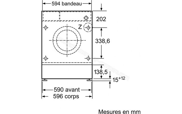 Siemens Lave linge encastrable IQ700 wi14w549ff  8kg