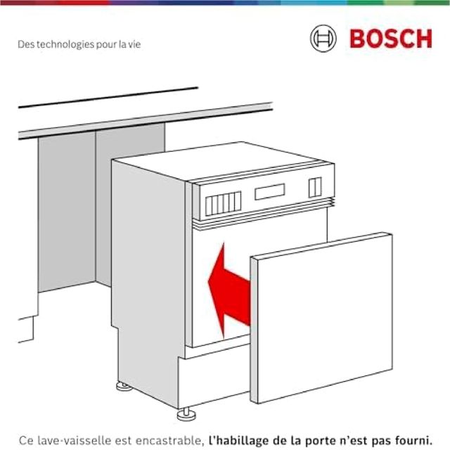 Bosch lave vaisselle intégrable serie4 SMV4HVX00E