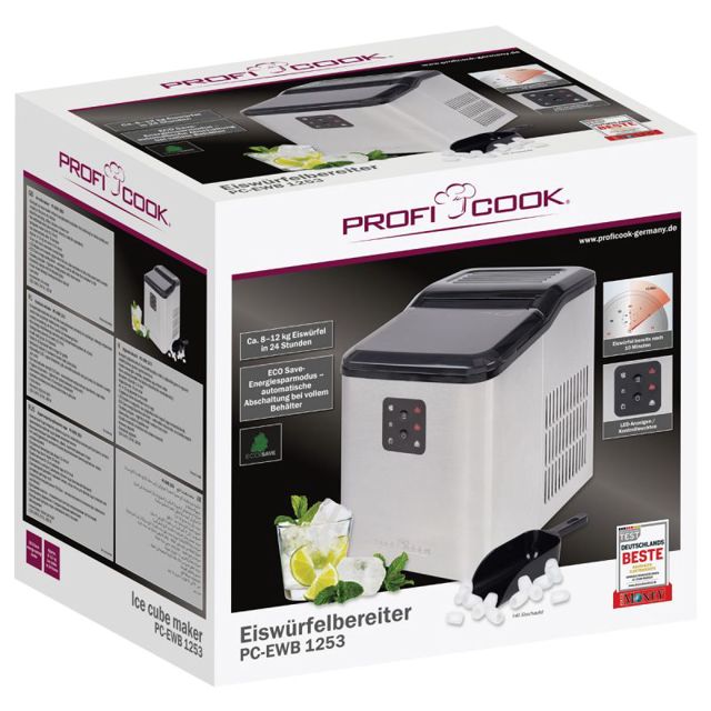 Proficook machine à glaçons 1.5L 12KG  PC-EWB 1253