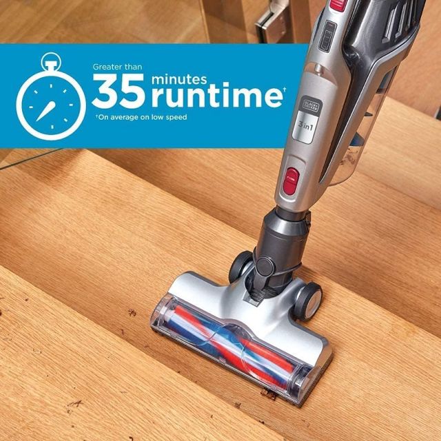 Black&amp;Decker aspirateur sans fil 3 en 1 BHFE620J-GB