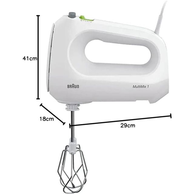 Braun batteur 400W HM101AI  HM1070WH