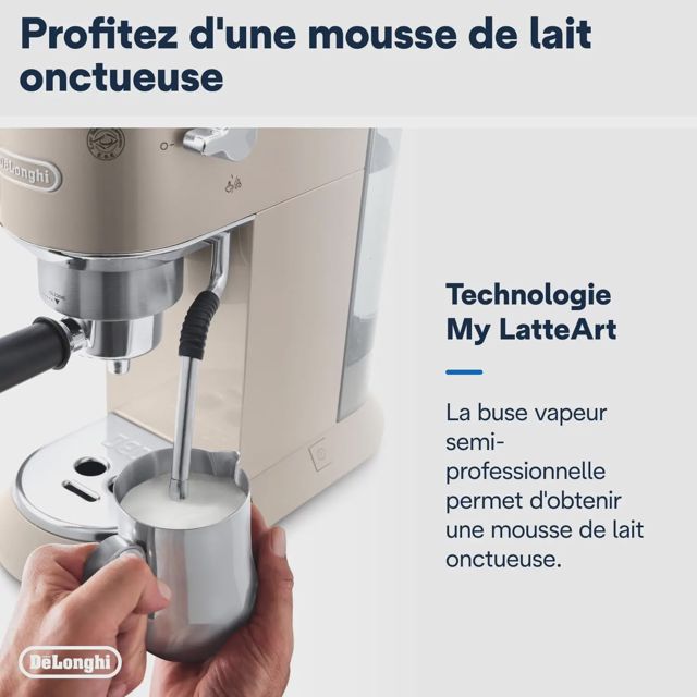 Delonghi cafétiere dedica arte EC885.M metal