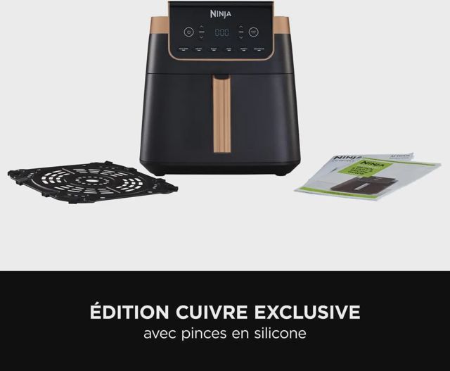 Ninja friteuse air fryer max pro AF180EUCP 6.2 L