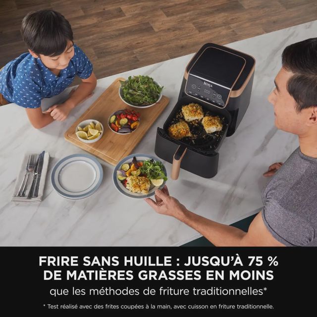 Ninja friteuse air fryer max pro AF180EUCP 6.2 L