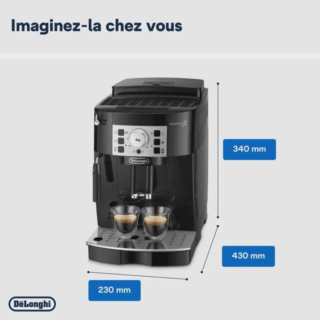 Delonghi cafetière cappuccino broyeur ECAM13.123.B