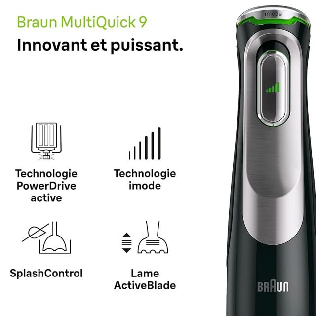 Braun multiquick 9 mixeur plongeant MQ 9187XLI