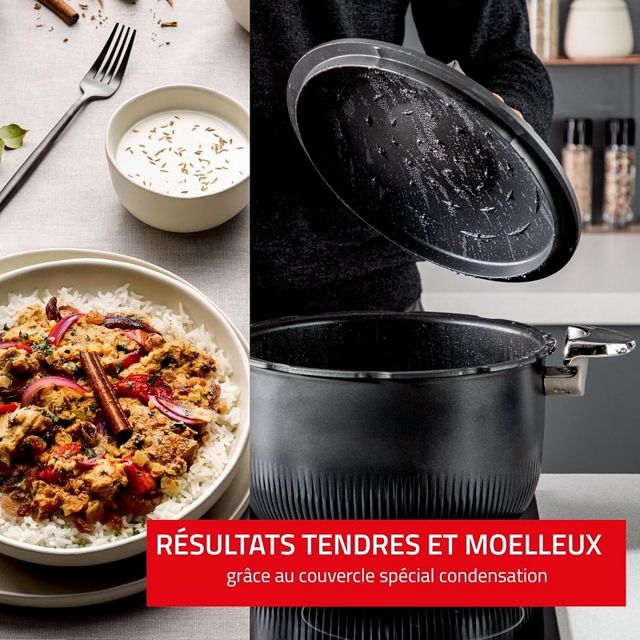 Seb cocotte minute 6L fonte   noir P4810700