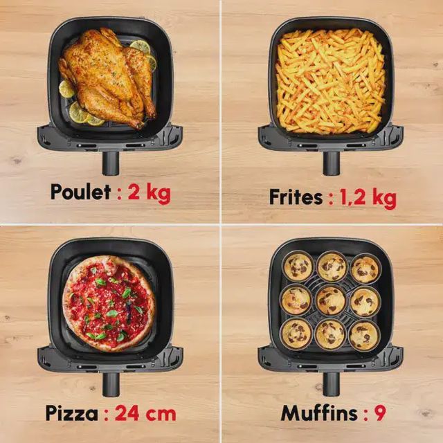 Moulinex friteuse Easy Fry Mega  7.5 L 8 programmes