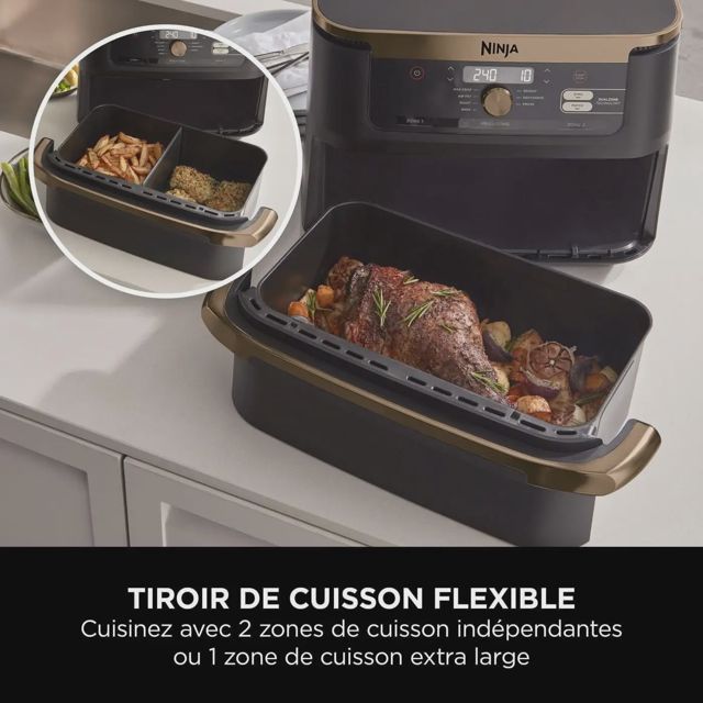 Ninja foodi friteuse FlexDrawer 10.4L AF500EUCP