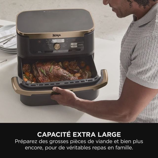 Ninja foodi friteuse FlexDrawer 10.4L AF500EUCP