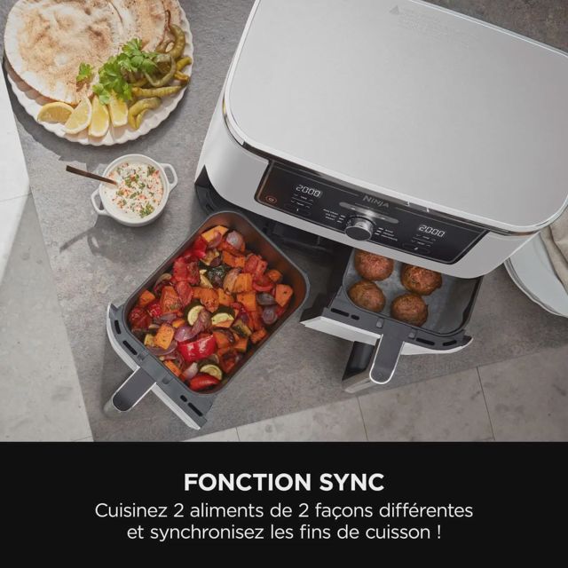 Ninja foodi max friteuse dual zone 9.5L AF400EUWH