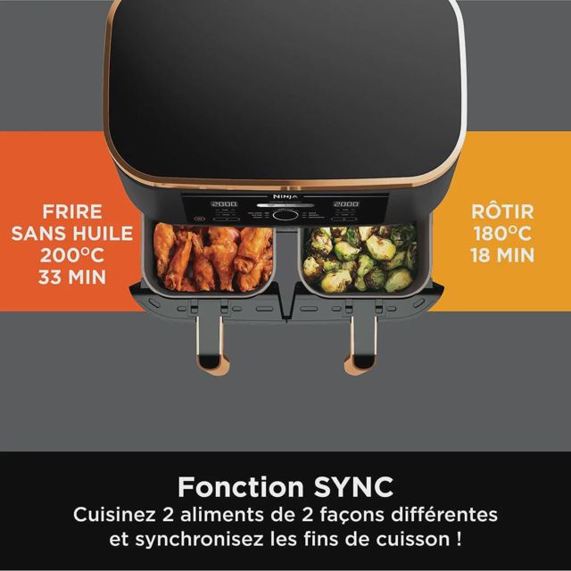 Ninja air fryer friteuse 9.5L AF400EUCP
