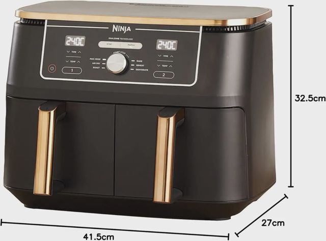Ninja air fryer friteuse 9.5L AF400EUCP