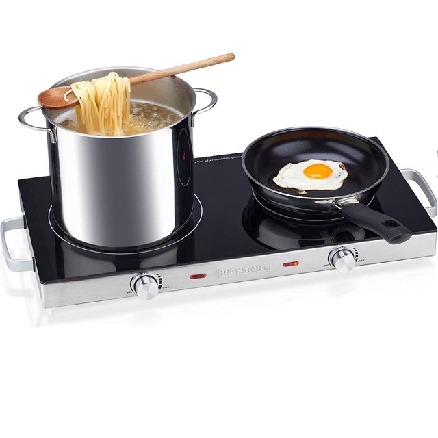 HEINRICH'S double plaque de cuisson HDK 8696