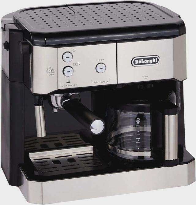 Delonghi machine à café  cafétiere métallique 2en1 BCO421.S