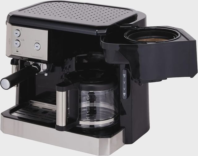 Delonghi machine à café  cafétiere métallique 2en1 BCO421.S