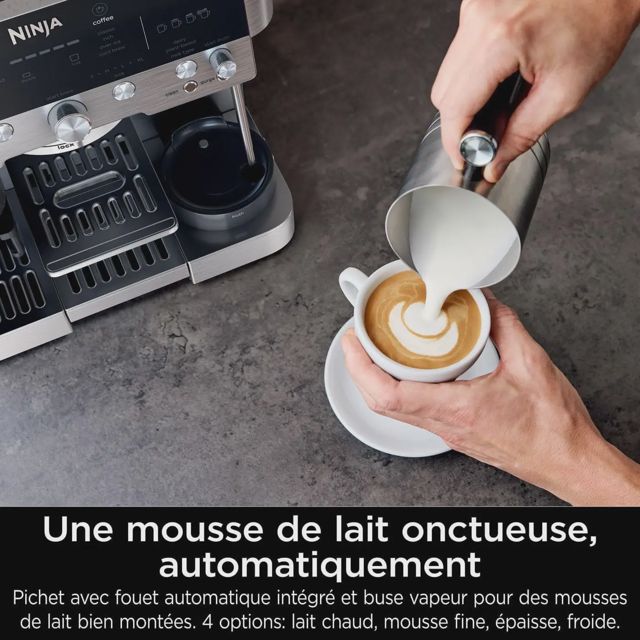 Ninja machine à café Luxe  broyeur à grains ES601EU