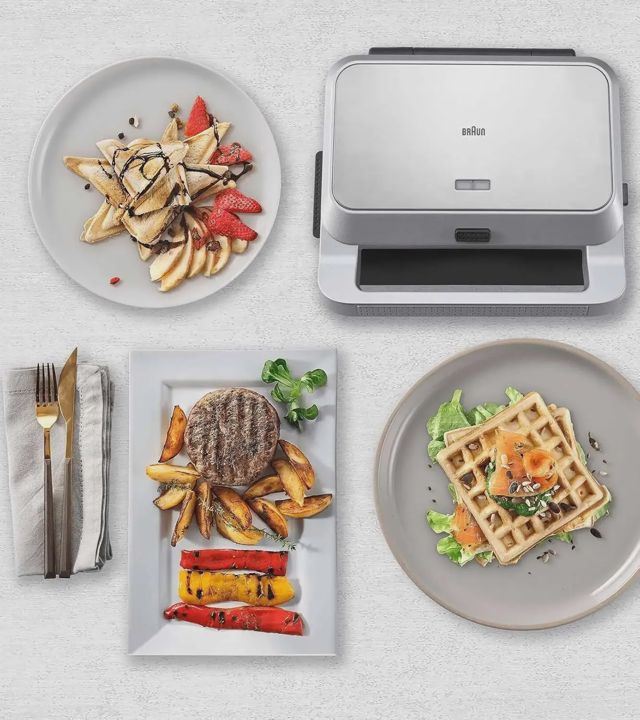 Braun gaufrier 3en1 SM5038 Appareil à sandwichs