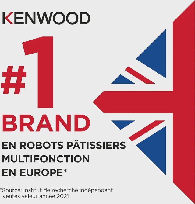 Kenwood pétrin Prospero+ 1000W 4.3L KHC29.H0WH