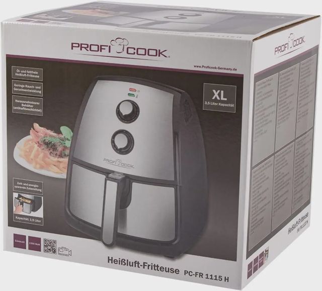 ProfiCook Friteuse à Air Chaud 3.5L  PC-FR1115H