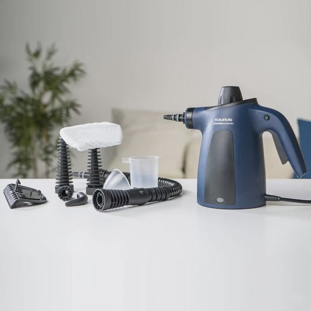 TAURUS Rapidissimo Clean Pro  Nettoyeur Vapeur  Bleu 1050 W