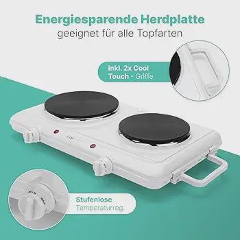 Double plaque de cuisson clatronic dkp3583