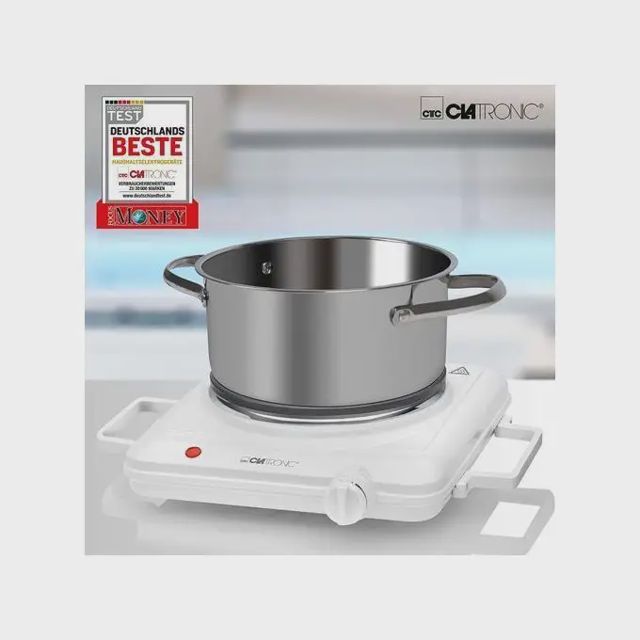 Clatronic Plaque De Cuisson - Ekp 3582 - Blanc