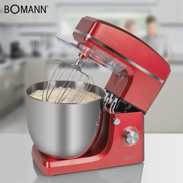 Robot pétrin  10L 1500W Bomann KM 6036 CB Rouge