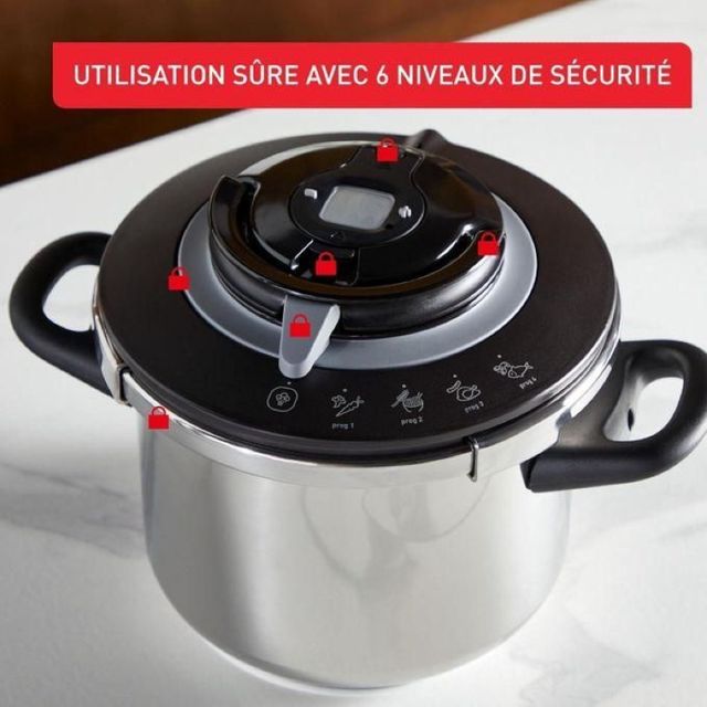 Seb cocotte clipso+ chef 10L  4Programmes