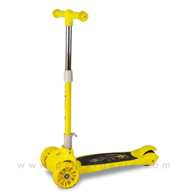 Trottinette vélo  clignotantes Jaune