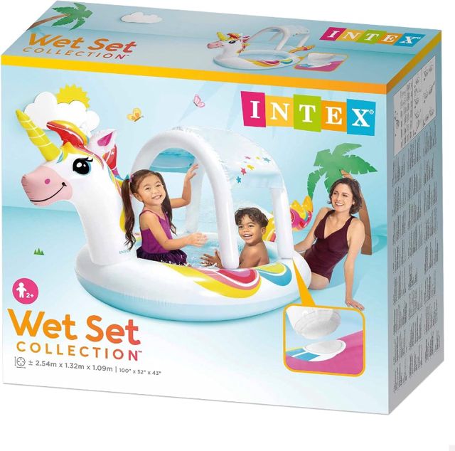 Intex 58435NP Piscine gonflable Licorne  254x132x109cm