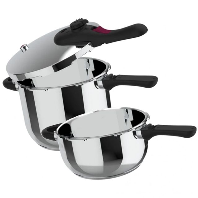 TAURUS lot de 2 cocotte  rapide  4+6L