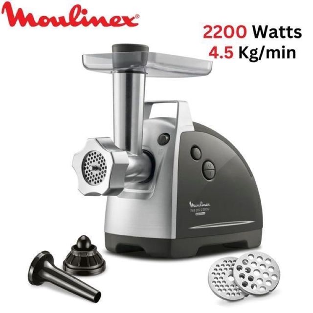 Moulinex Hachoir viande 220W  HV8 ME620132 Noir