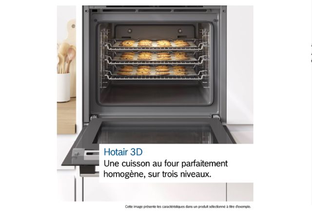 Bosch  Four encastrable Série 6 HBG536EB4  71L AirFry