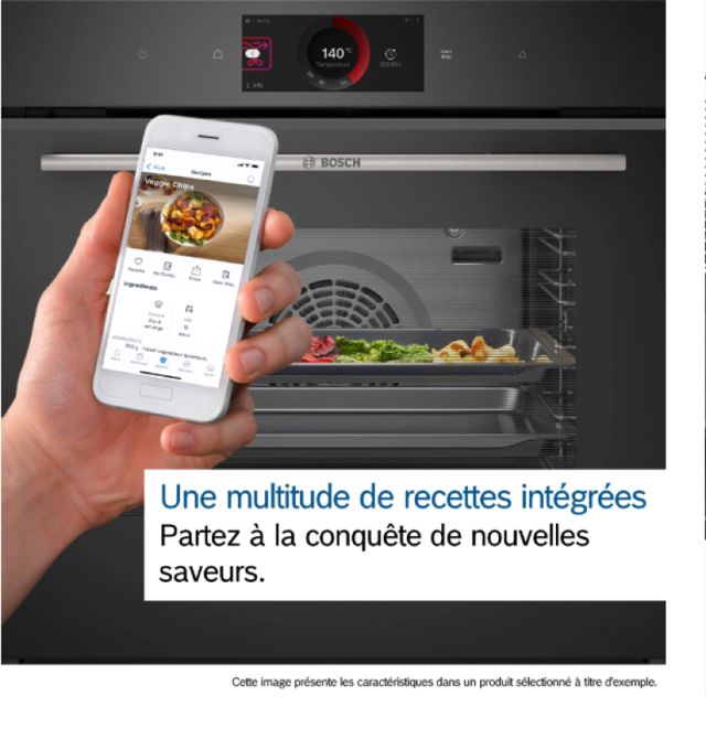 Bosch Série 8 HBG7741B1F  Four encastrable 71L Pyrolyse