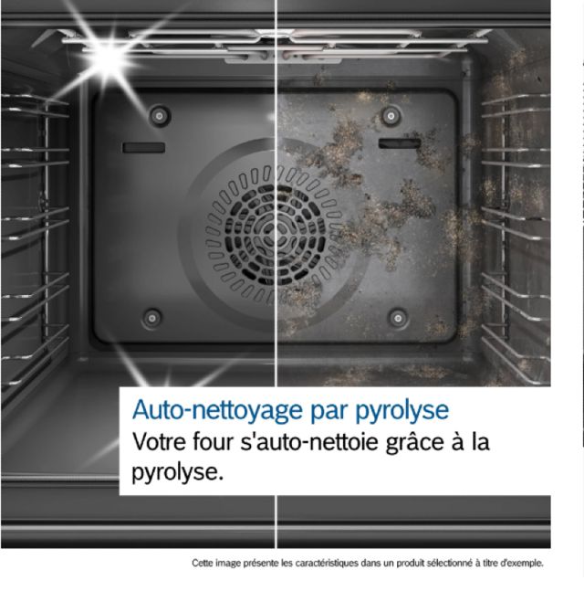 Bosch Série 8 HBG7741B1F  Four encastrable 71L Pyrolyse