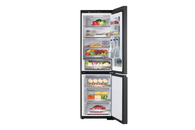 LG  Réfrigérateur combiné GBG5160CEV 349 L noir acier