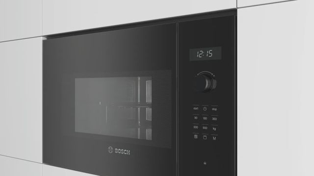 Bosch Micro ondes grill  encastrable Série 6 noir BEL554MB0