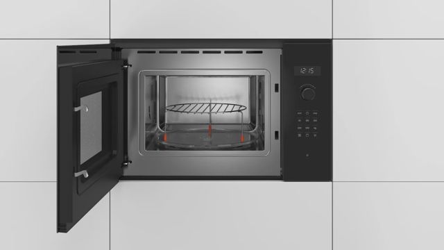 Bosch Micro ondes grill  encastrable Série 6 noir BEL554MB0