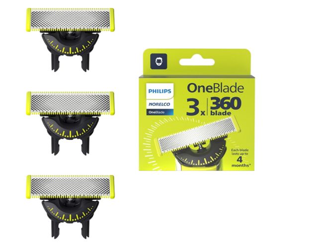 Philips Lame flexible OneBlade 360° lot de 3 lames  QP430/50