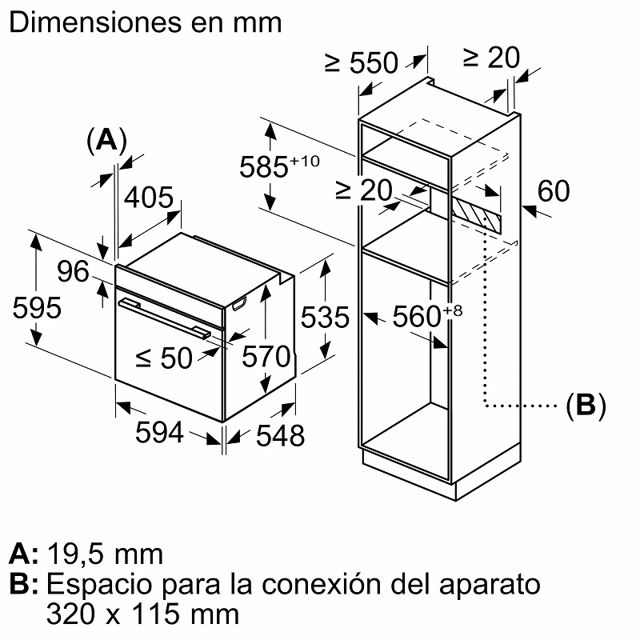 Bosch four encastrable serie 6 fonction AirFry  BG536ES4