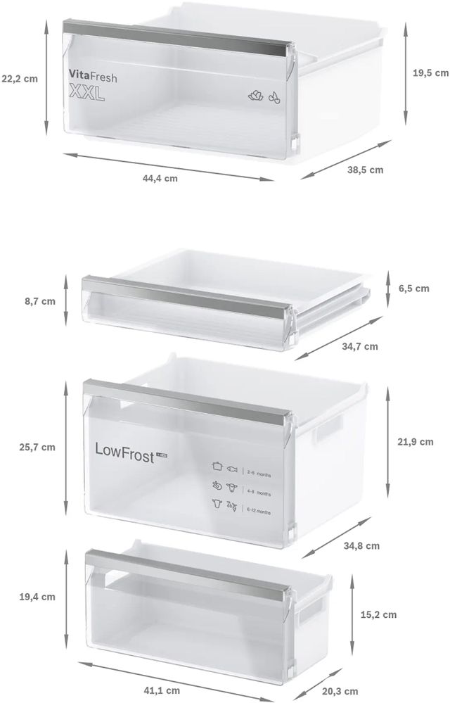 Bosch Réfrigérateur combiné intégrable  Série 4  KIV86VSE0