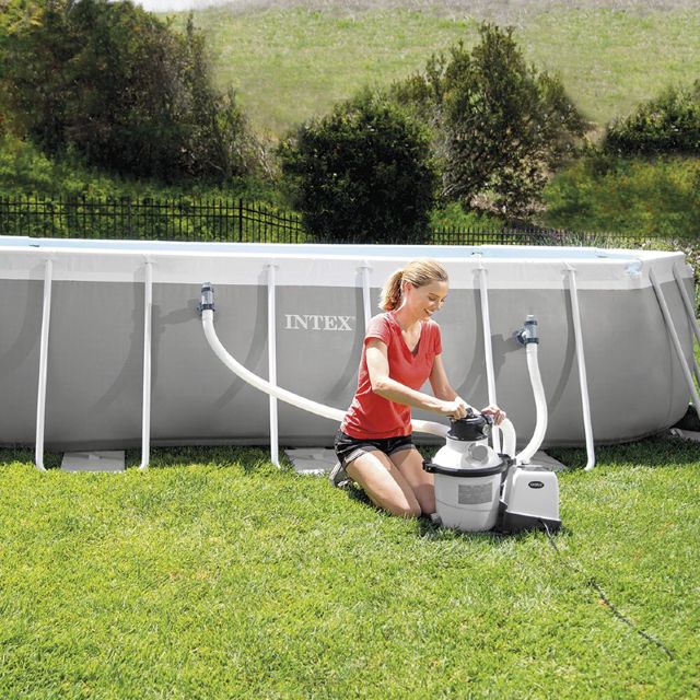 INTEX Filtre À Sable 6En1  4500l/h Krystal Clear™ 26644